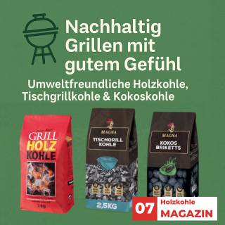 Nachhaltig Grillen mit gutem Gefühl: Umweltfreundliche Holzkohle, Tischgrillkohle & Kokoskohle im Vergleich