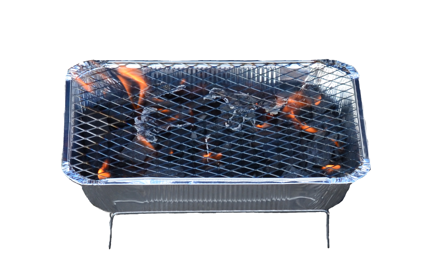 tragbarer Einweggrill