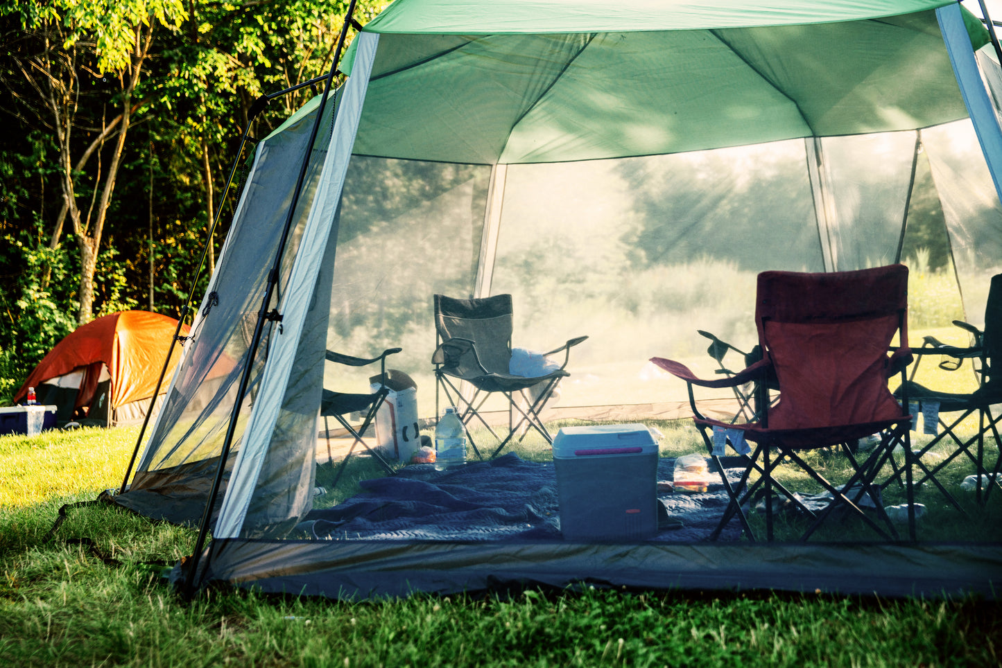 Holzkohle für Campingplätze